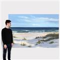 Picture of Gental Beach _GroupedProduct_Rectangle_Landscape_Canvas_