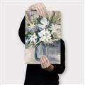 Picture of Bouquet in Blue Vase _GroupedProduct_Rectangle_Portrait_Canvas_