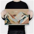 Picture of Colorblocked Mountains _GroupedProduct_Rectangle_Landscape_Canvas_