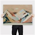Picture of Colorblocked Mountains _GroupedProduct_Rectangle_Landscape_Canvas_