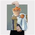 Picture of Basket of Oranges _GroupedProduct_Rectangle_Portrait_Canvas_