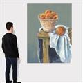 Picture of Basket of Oranges _GroupedProduct_Rectangle_Portrait_Canvas_