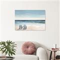 Picture of Two  Adirondack Chairs on the Beach _GroupedProduct_Rectangle_Landscape_Canvas_