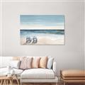 Picture of Two  Adirondack Chairs on the Beach _GroupedProduct_Rectangle_Landscape_Canvas_