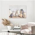 Picture of Vases on wooden table _GroupedProduct_Rectangle_Landscape_Canvas_