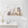Picture of Vases on wooden table _GroupedProduct_Rectangle_Landscape_Canvas_