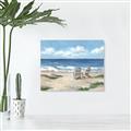 Picture of Chairs on beach _GroupedProduct_Rectangle_Landscape_Canvas_