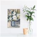 Picture of Bouquet in Blue Vase _GroupedProduct_Rectangle_Portrait_Canvas_