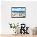 Picture of Chairs on beach _GroupedProduct_Rectangle_Landscape_Canvas_Framed_
