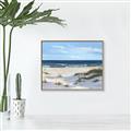 Picture of Gental Beach _GroupedProduct_Rectangle_Landscape_Canvas_Framed_