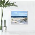 Picture of Gental Beach _GroupedProduct_Rectangle_Landscape_Canvas_Framed_