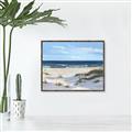 Picture of Gental Beach _GroupedProduct_Rectangle_Landscape_Canvas_Framed_