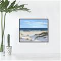 Picture of Gental Beach _GroupedProduct_Rectangle_Landscape_Canvas_Framed_