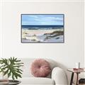 Picture of Gental Beach _GroupedProduct_Rectangle_Landscape_Canvas_Framed_