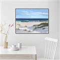 Picture of Gental Beach _GroupedProduct_Rectangle_Landscape_Canvas_Framed_