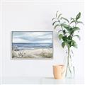 Picture of Chillin  on the beach _GroupedProduct_Rectangle_Landscape_Canvas_Framed_