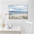 Picture of Chillin  on the beach _GroupedProduct_Rectangle_Landscape_Canvas_Framed_