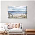 Picture of Chillin  on the beach _GroupedProduct_Rectangle_Landscape_Canvas_Framed_