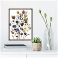 Picture of Hued Blooms I _GroupedProduct_Rectangle_Portrait_Canvas_Framed_