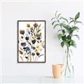Picture of Hued Blooms I _GroupedProduct_Rectangle_Portrait_Canvas_Framed_
