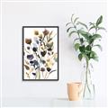 Picture of Hued Blooms I _GroupedProduct_Rectangle_Portrait_Canvas_Framed_