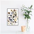 Picture of Hued Blooms I _GroupedProduct_Rectangle_Portrait_Canvas_Framed_