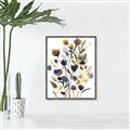 Picture of Hued Blooms I _GroupedProduct_Rectangle_Portrait_Canvas_Framed_