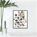 Picture of Hued Blooms I _GroupedProduct_Rectangle_Portrait_Canvas_Framed_