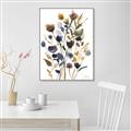 Picture of Hued Blooms I _GroupedProduct_Rectangle_Portrait_Canvas_Framed_