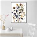Picture of Hued Blooms I _GroupedProduct_Rectangle_Portrait_Canvas_Framed_