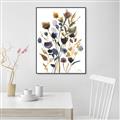 Picture of Hued Blooms I _GroupedProduct_Rectangle_Portrait_Canvas_Framed_