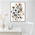 Picture of Hued Blooms I _GroupedProduct_Rectangle_Portrait_Canvas_Framed_