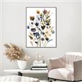 Picture of Hued Blooms I _GroupedProduct_Rectangle_Portrait_Canvas_Framed_