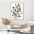 Picture of Hued Blooms I _GroupedProduct_Rectangle_Portrait_Canvas_Framed_