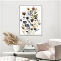 Picture of Hued Blooms I _GroupedProduct_Rectangle_Portrait_Canvas_Framed_