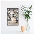 Picture of Blue Bouquet _GroupedProduct_Rectangle_Portrait_Canvas_Framed_