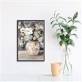 Picture of Blue Bouquet _GroupedProduct_Rectangle_Portrait_Canvas_Framed_