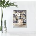 Picture of Blue Bouquet _GroupedProduct_Rectangle_Portrait_Canvas_Framed_
