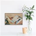 Picture of Colorblocked Mountains _GroupedProduct_Rectangle_Landscape_Canvas_Framed_