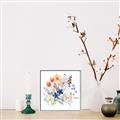 Picture of Spring Flowers II _GroupedProduct_Square_Canvas_Framed_
