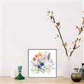 Picture of Spring Flowers II _GroupedProduct_Square_Canvas_Framed_