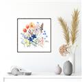 Picture of Spring Flowers II _GroupedProduct_Square_Canvas_Framed_