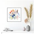 Picture of Spring Flowers II _GroupedProduct_Square_Canvas_Framed_