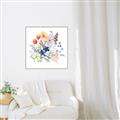 Picture of Spring Flowers II _GroupedProduct_Square_Canvas_Framed_