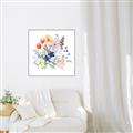 Picture of Spring Flowers II _GroupedProduct_Square_Canvas_Framed_