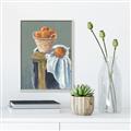 Picture of Basket of Oranges _GroupedProduct_Rectangle_Portrait_Canvas_Framed_
