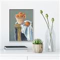 Picture of Basket of Oranges _GroupedProduct_Rectangle_Portrait_Canvas_Framed_