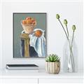 Picture of Basket of Oranges _GroupedProduct_Rectangle_Portrait_Canvas_Framed_