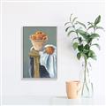 Picture of Basket of Oranges _GroupedProduct_Rectangle_Portrait_Canvas_Framed_