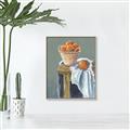 Picture of Basket of Oranges _GroupedProduct_Rectangle_Portrait_Canvas_Framed_
